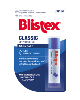 Blistex Classic Lip Protector, Lippenpflegestick mit LSF 10, 4g